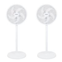 【勳風】14吋DC無線桌立兩用循環扇/可用USB行動電源(BHF-S1153)雙入組