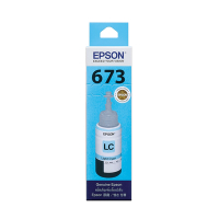 EPSON T673 T673500 原廠淡藍色墨水匣