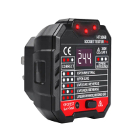 【Life工具】相位測試器 接線狀態 漏電檢測 安全保護 一鍵檢測 130-HT106B(漏電跳脫 安全保護 測試器)