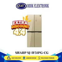 Sharp SJ-IF51PG-CG Kulkas Multi Door 4 Pintu SJIF51PGCG 472 L SJ-IF51PG