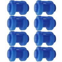 8 Pcs Trampoline Tube Cover Trampolines Replacement Parts Rod Caps Accessory Small