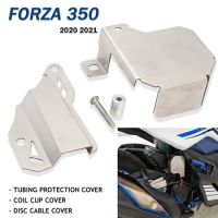 NEW For Honda Forza350 Forza 350 2020 2021 Motorcycle Accessories Tubing Protection Cover Coil Cup Cover Disc Cable Cover