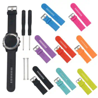 100pcs Sport Silicone wrist Strap Watchband Replacement band for Garmin Fenix 3 HR D2/ Fenix 2 Quatix 3/Tactix watch Band