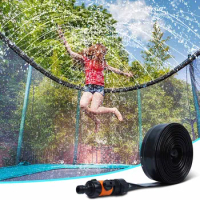39ft Long Outdoor Water Sprinkler Accessories Trampoline Water Sprinkler For Kids Garden Water Play Trampoline Shower