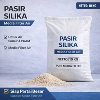 Pasir Silika 10 KG Media Filter Air Sumur & PDAM | Pasir Silika Granular Penyaring Air | Puri Media
