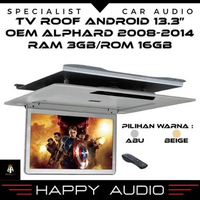 TV Roof Monitor ANDROID ENIGMA EG-1216 OEM Alphard Vellfire 2008-2014 ENIQMA ORIGINAL GREY