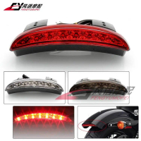 ไฟเบรก LED, เหมาะสำหรับ Harley XL883 N รุ่นและ XL1200N X48, ชุดไฟท้ายด้านหลัง, กันชนสั้น