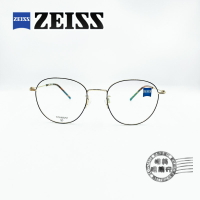 ◆明美鐘錶眼鏡◆ZEISS 蔡司 ZS22115LB 007/文青圓形撞色(銀X玳瑁鏡腳)輕量鏡框/鈦鋼光學鏡架