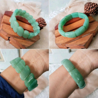 Gelang Batu Giok Hijau Muda