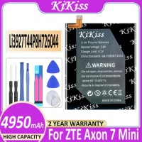 KiKiss Powerful Battery Li3927T44P8H726044 4950mAh for ZTE Axon 7 Mini Axon7 Mini 5.2 Inch Bateria