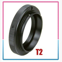 T2 T Mount to For Canon EOS T2-EOS Ring lens Adapter 5D 7D 50D 60D 550D 500D 600D 700D 1000D 1200D T5i T4i T3i T2i T1i Free Ship