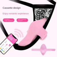 Women Clitoris Invisible Vibrator Wearable Massager Adjustable App Control G-Spot Stimulate Female Panties Vibrating Egg Sex Toy