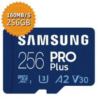 SAMSUNG 三星 PRO Plus microSDXC 256GB 160MB/s記憶卡(平行輸入)