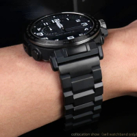 For Casio G-SHOCK PRG-600YB/PRG-650/PRW-6600 GA2000 Stainless steel strap 24mm Men's black Metal Solid Wrist watch Band Bracelet