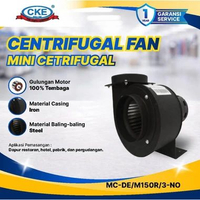 CKE Mini Centrifugal Fan 380V Inlet Outlet 12 CM Blower Keong untuk Dapur Restoran Hotel Pabrik