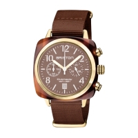 BRISTON CLUBMASTER 經典雙眼計時腕錶-金框X可可色-20140.PYAT.37.NTCH-40mm