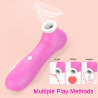 Sucker Vibrator Nipple Clit Sucking Blowjob Clitoris Stimulator Tongue Vibrators Sex Toys For Women Masturbator Adult Toys
