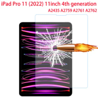 Tempered Glass For Apple iPad Pro 11 inch 2022 4th Gen A2435 A2759 A2761 A2762 Screen Protector For iPad Pro 11 Protective Film
