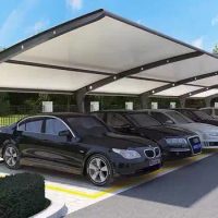 New structure car electric car awning outdoor parking awning, aluminum alloy metal parking shed
