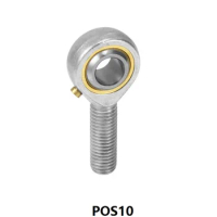 100pcs POS10 10mm rod ends plain bearing Fish Eye rod end joint bearings