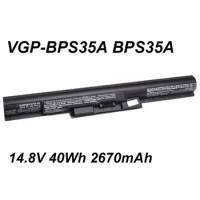 VGP-BPS35A BPS35A 14.8V 2670mAh 40Wh Laptop Battery For SONY VAIO Fit 14E 15E Series SVF1521A2E SVF15217SC SVF14215SC