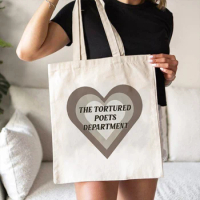 The Tortored Poisons Department Canvas Shopping TTPD Women's Handbags Tote Bag School Book Bags Shopping Reusable Shoulder Bag