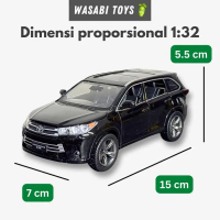 Diecast 1:32 Innova Reborn (Toyota Highlander) dengan Lampu dan Suara