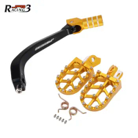 Motorcycle Foot Peg Footpeg Footrests Shift Shifter Lever Pedal For Suzuki RMZ250 RMZ 250 2010-2019