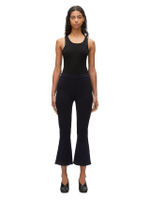 กางเกงผู้หญิง รุ่น Pull On Cropped Kickflare Pant สีดำ Size XS