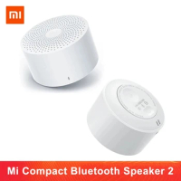 Xiaomi Mi Compact Bluetooth Speaker 2 Louder Speaker with Microphone Hands Free Mini Portable Audio Smart Remote Control