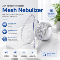[SIAP KIRIM] JZIKI Alat Terapi Pernapasan Mesh Nebulizer Portable Inhaler Atomizer - ZK-Q3 Berkualit