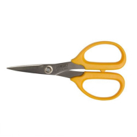 日本OLFA剪刀SCS-4貼花剪刀((布不易滑動鋸齒剪刀))小剪刀縫紉剪刀布剪刀細部修飾剪刀