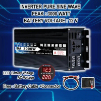 AD Inverter 3000W pure sine wave 12V อินเวอร์เตอร์เพียวซายเวฟ 3000W DA inverter