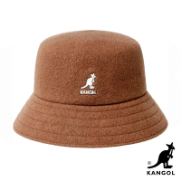 KANGOL-WOOL漁夫帽-紅棕色