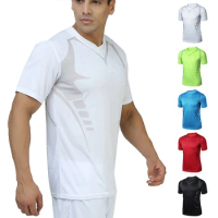 Compression Football Shirts Men t-Shirts Sport Running t-Shirt Quick Dry Tshirt Short Sleeve Fitness Shirt Gym Exercise Clothing
