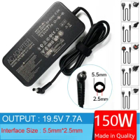 19.5V 7.7A 150W 5.5*2.5MM Laptop AC Adapter Charger for Asus GL771 GL553 G75V N751J GL753V G2K G2Pb G2P L58D G2Pc G551JK G551JM