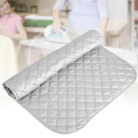 Home Heat Resistant Ironing Board Portable Folding Travel Laundry Pad Clothes Protection Ironing Mat Dryer Cover Plate Washer