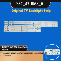 TV-052 tv backlight led strip LC43490058A/LC43490059A/ LC43490060A/LC43490062A LED bar fot tv 43UJ6300 to repair