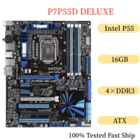 For ASUS P7P55D DELUXE Motherboard 16GB LGA 1156 DDR3 ATX Mainboard 100% Tested Fast Ship