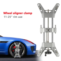 3D Wheel Alignment Machine Car Clamp fits 11-25" Rims 16mm Center Hole for Camber Caster Gauge Wheel Alignment Rack