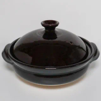 【福介商店】萬古燒 飴天目 9號 土鍋 陶鍋 砂鍋(日本製陶瓷)