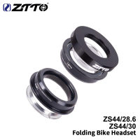 ZTTO Folding Bike Headset F4444S ZS44 Bicycle Headset 44mm Steering 1-1/8 28.6mm Straight Tube Low P