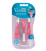 Venus 女士防敏除毛刀 3支裝（平行進口）*