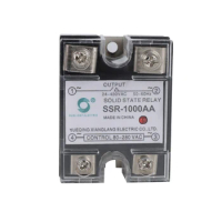 SSR-100AA 100A 24-480VAC Input 80-280VAC Output Single Phase AC to AC SSR Solid State Relay