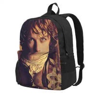 Outlander Teen College Student Backpack Laptop Travel Bags Jamie Outlander