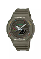 G-Shock Casio G-Shock Men's Analog Digital Watch Tough Solar w. Bluetooth® GA-B2100FC-3ADR Green Resin Strap
