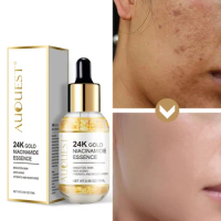 24k Gold Essence Niacinamide Original Solution Korean Skin Care Product Whitening Moisturizing Pore Shrinking Skin Base Lotion