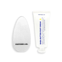 【Footcare lab】玻璃去角質神器+高保濕乳木果油嫩足霜