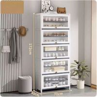 大容量鞋櫃（十一層70cm）（白色）