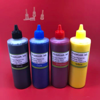 YOTAT 4×200ml Universal Pigment Ink K C M Y Refill Ink Kit for HP for Canon for Brother for Epson for Lexmark Inkjet Printer CIS